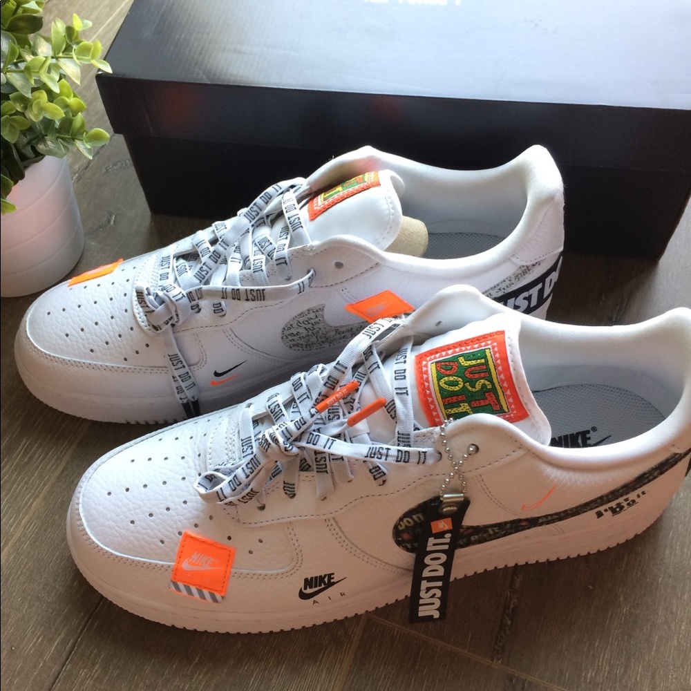 NWT Nike Air Force 1 ‘07 Premium Just Do It - Picture 6 of 8